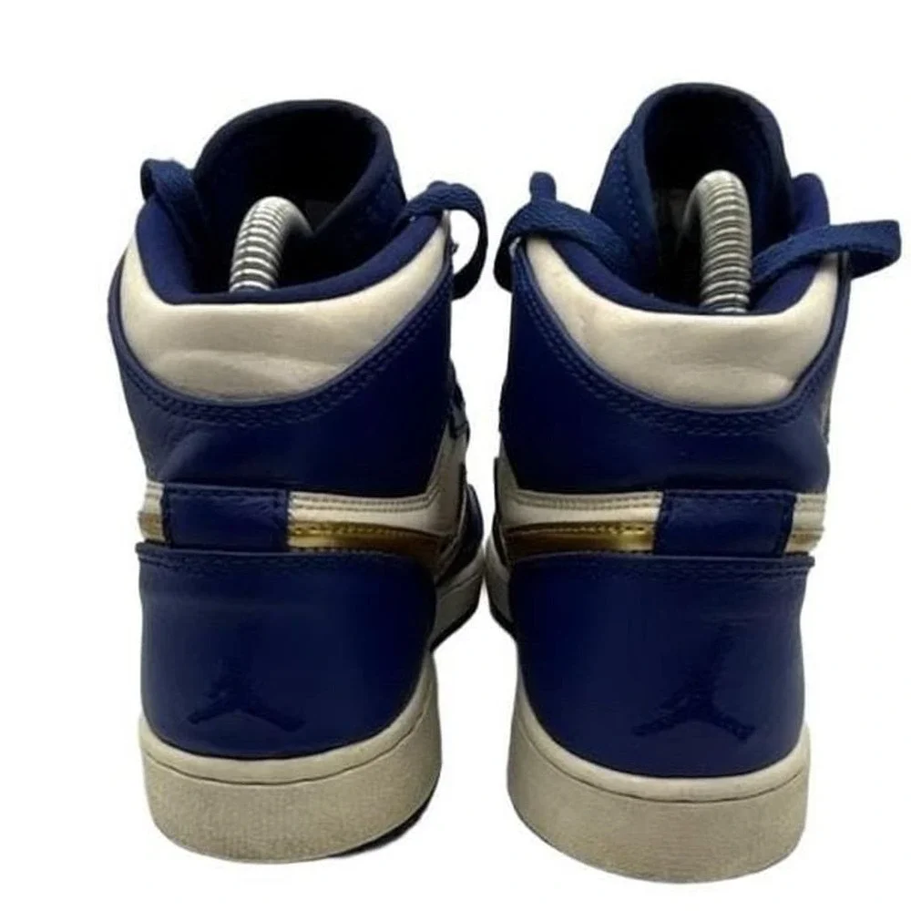Nike Air Jordan 1 Retro High Gold Medal Olympic Deep Royal Blue Metallic Gold